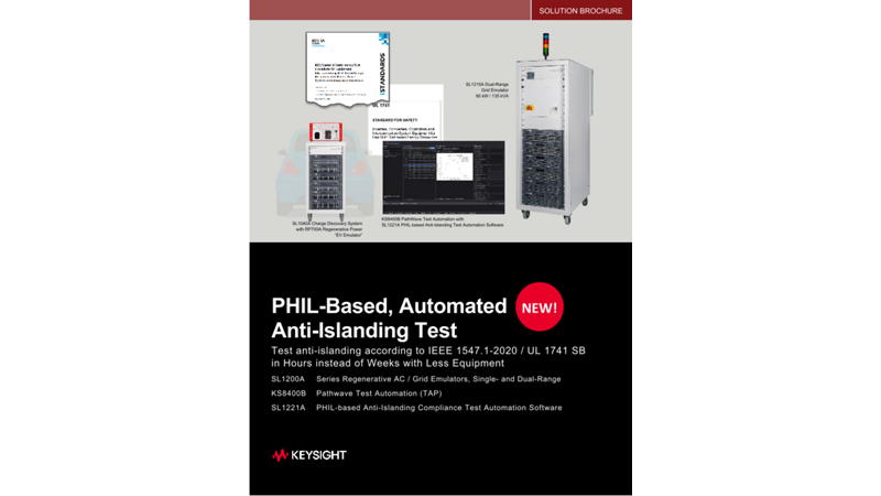 PHIL-based, Automated Anti-Islanding Test